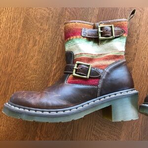 Dr. Martens x Pendleton Biker Boots